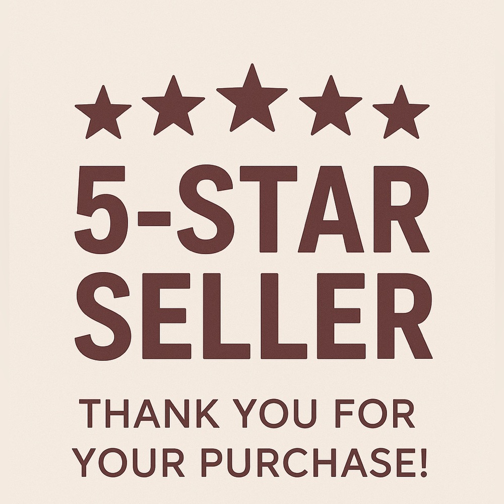 5-Star Seller Thank You